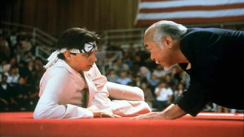 Mr. Miyagi Parenting Quote: Remember, best block no be there.