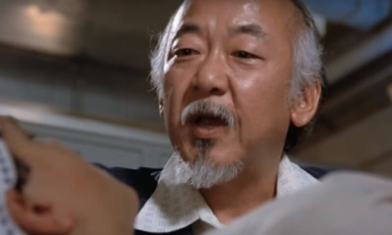 Mr. Miyagi Parenting Quote: Lie become truth only if person wanna believe it.