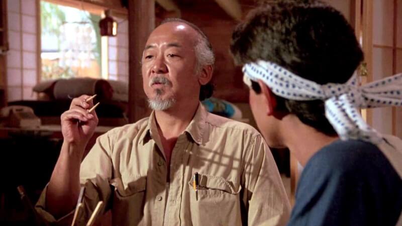 Mr. Miyagi Parenting Quote: You stay focused.